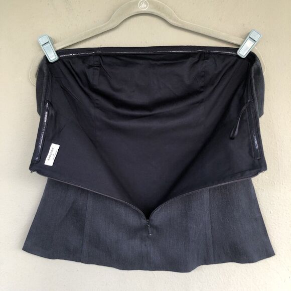 Aritzia Babaton Element Tube Top Size 8 Linen Blend Twill  Minimalist Quiet Luxe - Picture 7 of 13